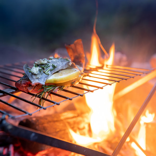 Cast Iron Trout - Over The Fire Cooking